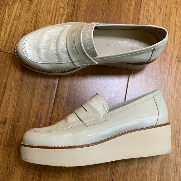 Anthropologie Ilana Platform Loafers in Cream, Size 37 - Picture 14 of 14